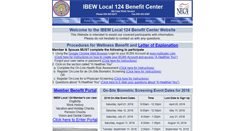 Desktop Screenshot of ibew124benefits.org